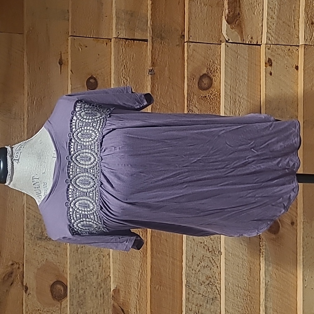 Purple dressy tshirt size medium